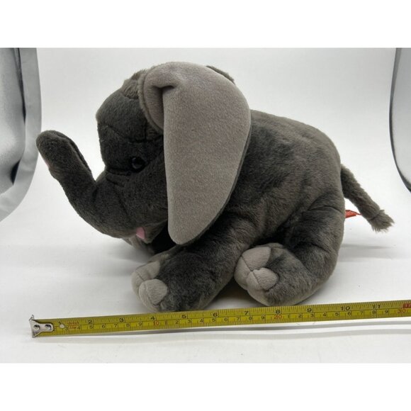 Wild Republic Elephant Realistic Gray Plush Stuffed Jungle Animal - Picture 11 of 11
